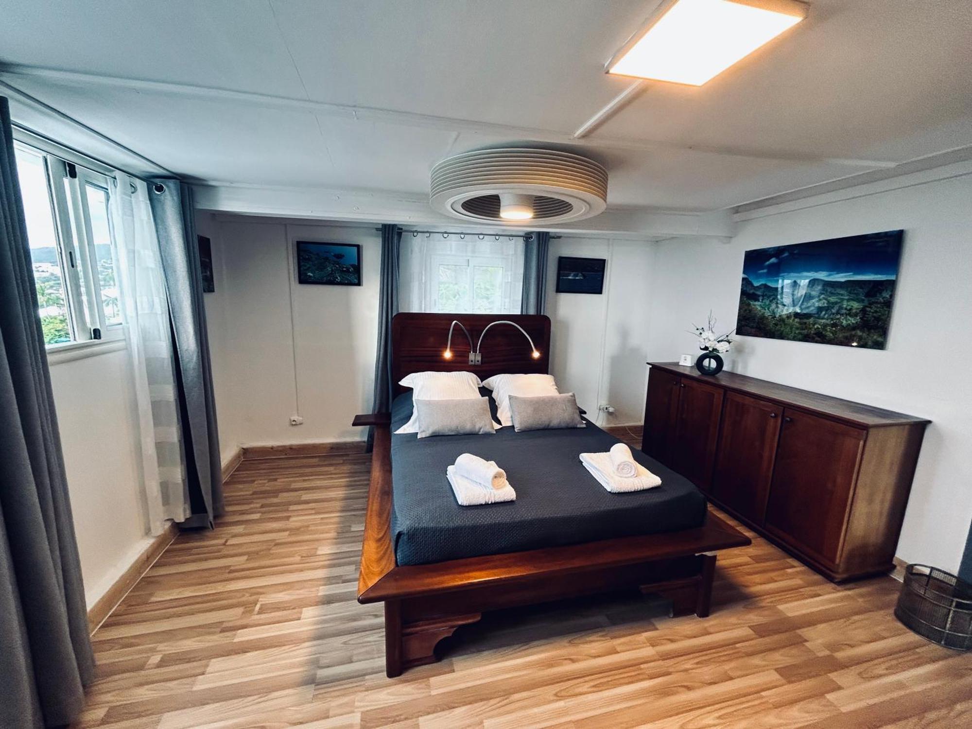Appartement 3 Etoiles Sauna Vue Superbe Ti Kaz Miyou 2 La Possession Buitenkant foto